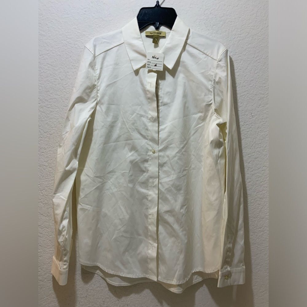 Bandolera Women Shirt white SizeâEUR 36